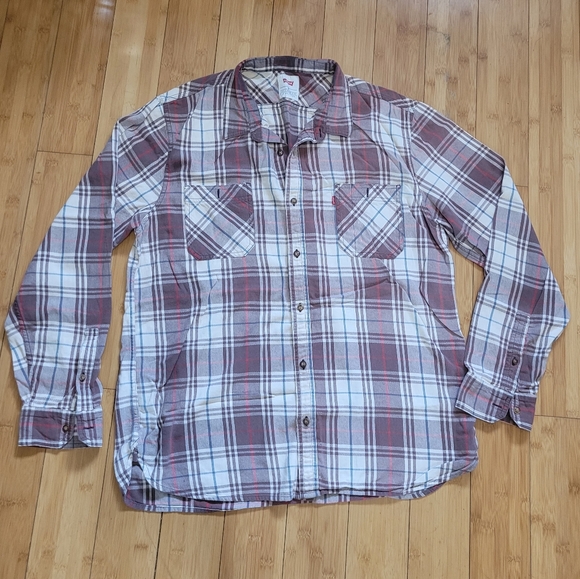 Levi's Longsleeve XXL Plaid Shirt - Picture 3 of 4
